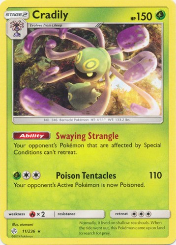 Cradily - 11/236 - Rare - Lightly Played