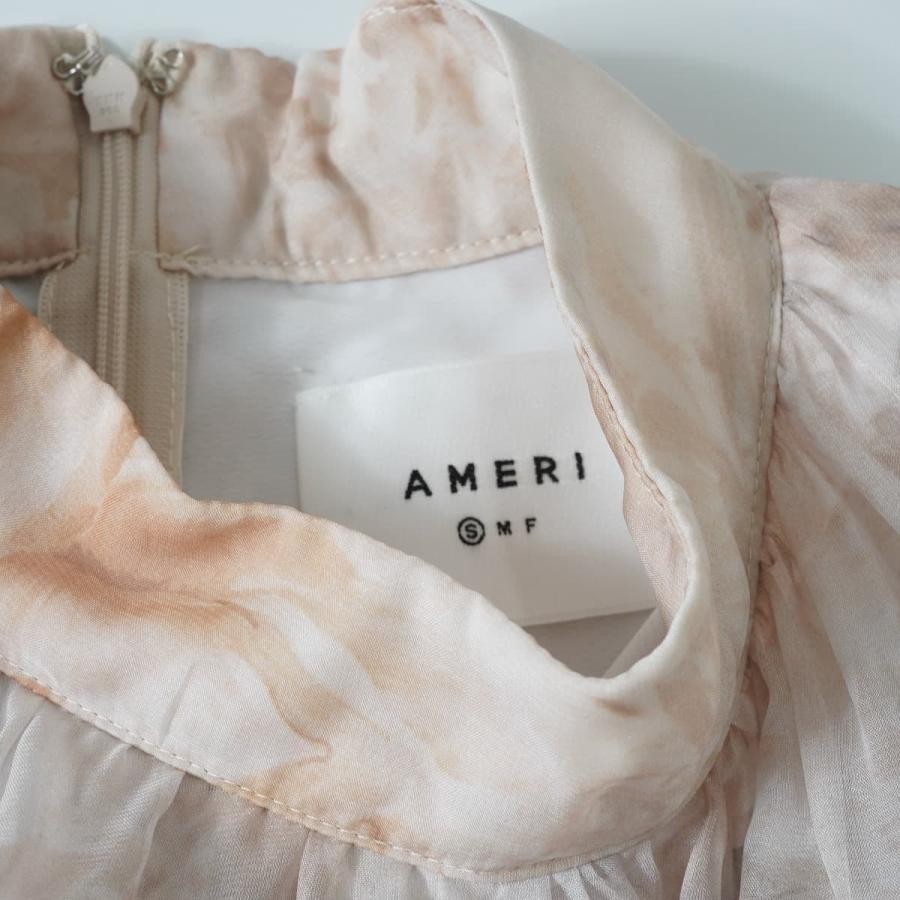 [Used] AMERI FLOWER CHIFFON DRESS Flower Chiffon … - image 9