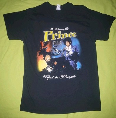 Prince Rest In Purple Rain Memorial RIP 2016 LARGE Shirt | eBay