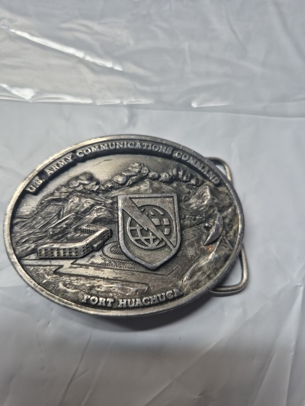 US Army Communications Command Fort Hauchuca Belt Buckle Limited  Add  494/500