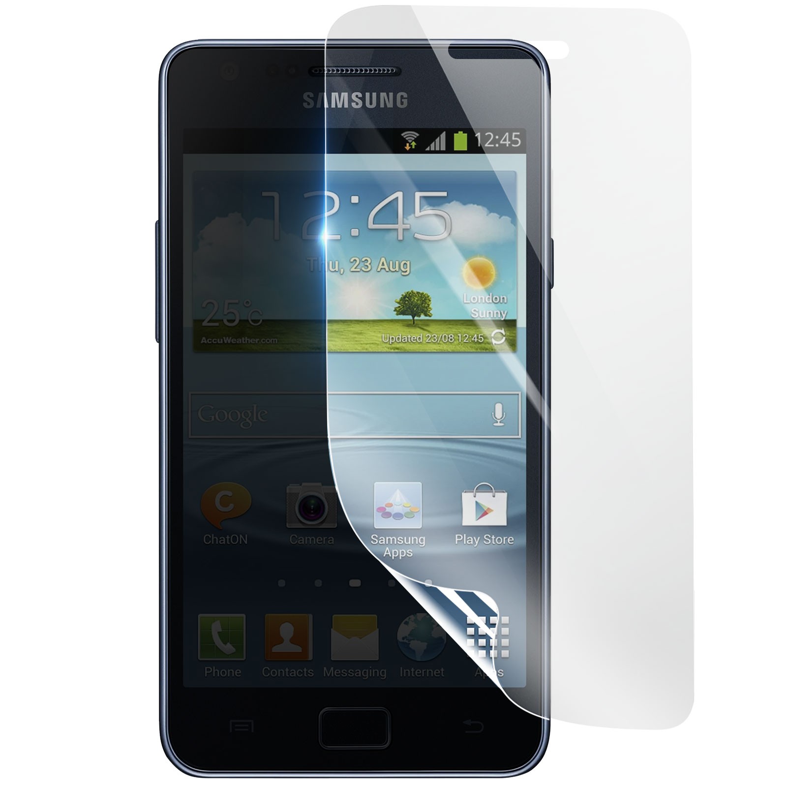 Film Antichoc Hydrogel pour Galaxy S2, Protection Écran Souple et Auto-Cicatrisante