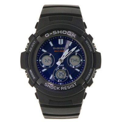 CASIO G-SHOCK Ana-Digi Radio Solar Watch AWG-M100SB-2AJF, Excellent Condition