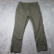 Vintage Carhartt Pants Mens 34x30 Brown Relaxed Fit Carpenter Workwear B324-DFE