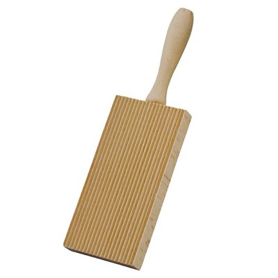 Cuisinox Wooden Gnocchi and Cavatelli Pasta Board, 8'' x 5'' x 1'', Beachwood 