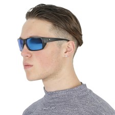 Costa Del Mar TAILFIN Blue Mirror Polarized Glass Rectangular Men's Sunglasses