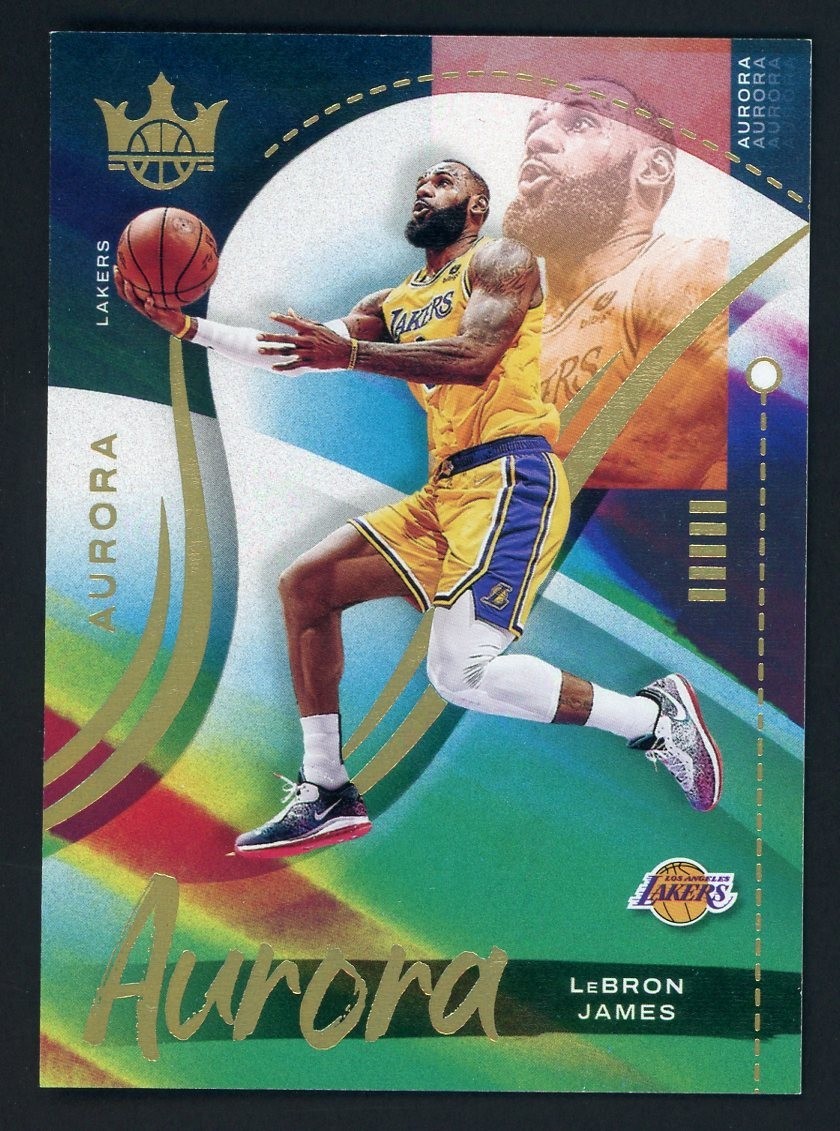 2021-22 Panini Court Kings Aurora #2 LeBron James SSP CASE HIT LAKERS