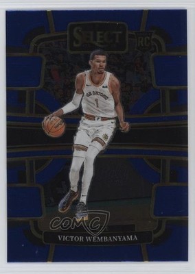 2023-24 Panini Select Concourse Blue Victor Wembanyama #87 Rookie RC 1d0x