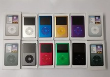 New Apple iPod Classic 7th Gen 160GB 256GB 512GB New Battery MODDED SSD Colors