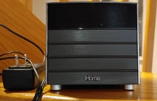 BIG SALE iHome iBT20 Dual Alarm FM Clock Radio Bluetooth Speaker Wireless, Wired