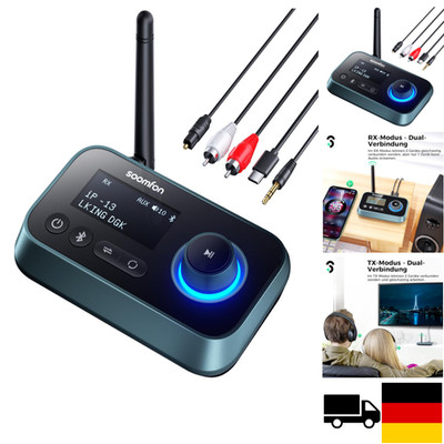 3-in-1 Bluetooth Adapter Transmitter Empfänger Bypass