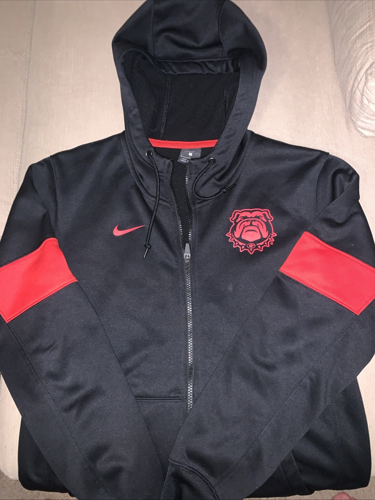 Nike Jacket Men Small Georgia Bulldogs Full-Zip Hoodie