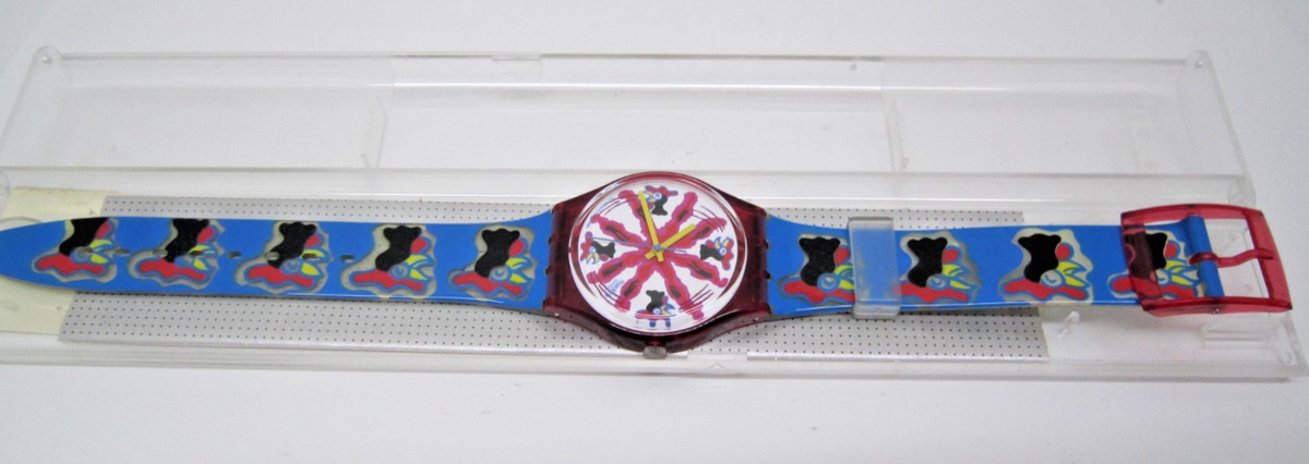 Swatch Watch CHICCHIRICHI with Case, Papers & Original Egg Carton