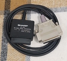Sharp RS-232C Level Converter Cable for Pocket PC 15-pin CE-133T 