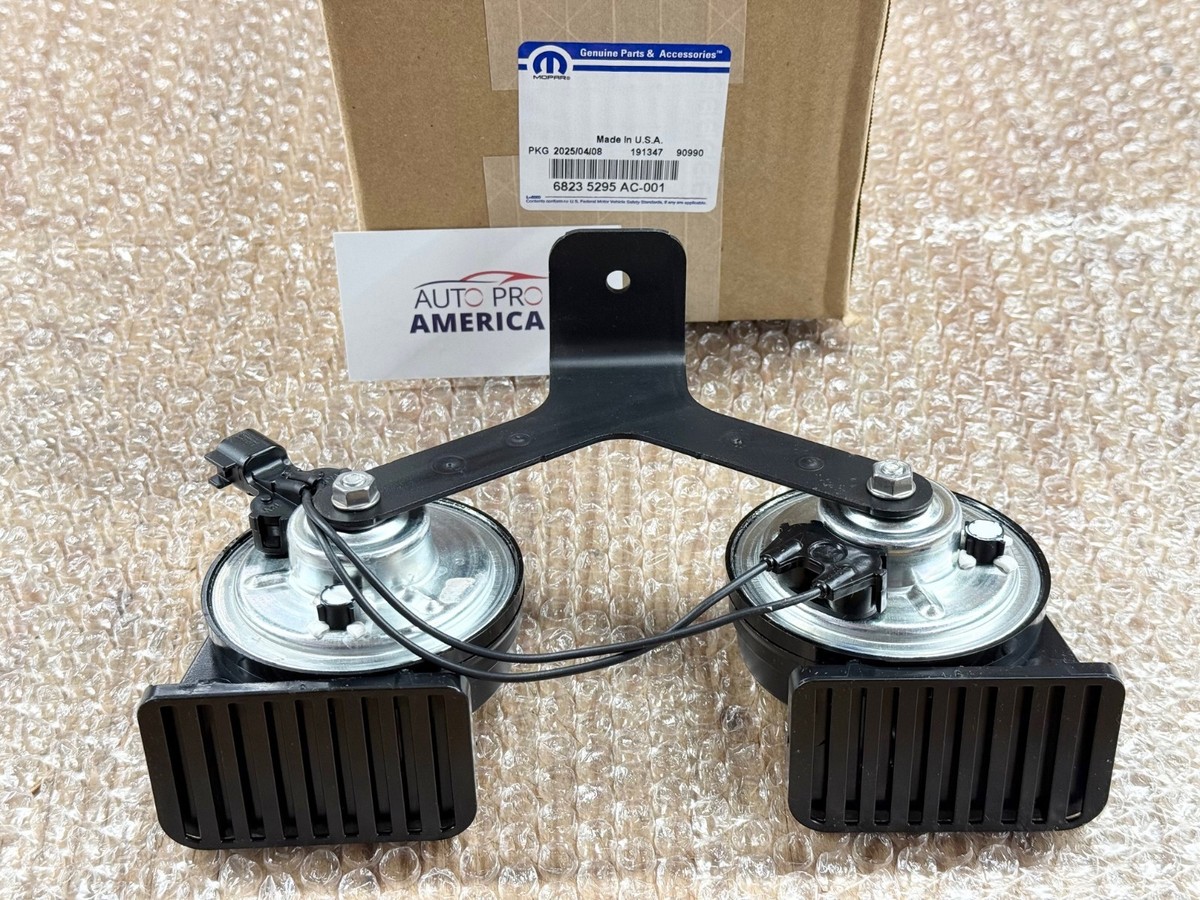 こころ DUAL HORN & BRACKET for 2014-2019 JEEP CHEROKEE OEM MOPAR