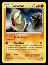 Pokemon TCG Lunatone Fighting Uncommon XY Base Set 63/146 NM