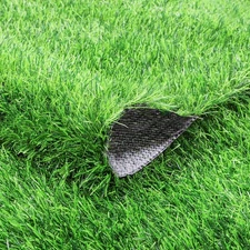 Fasmov Green Artificial Grass Rug 3.2' x 6.5',PRT backing, 