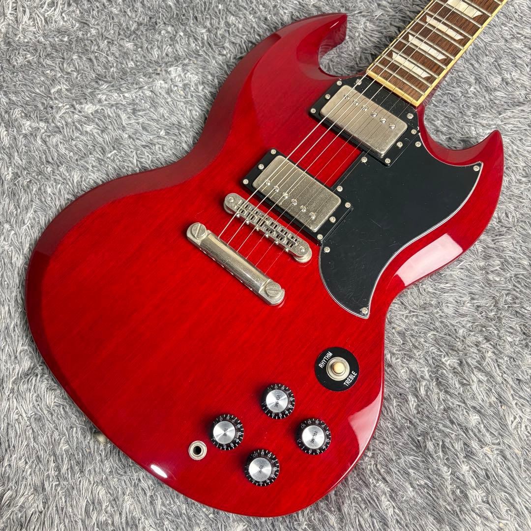 Burry RSG-55 Red SG type Electric Guitar Used Product Shipping