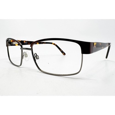 B.M.E.C. Big Result Eyeglasses Mens Matte Brown Gunmetal Tortoise 59-18-150