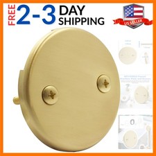 RP31556CZ Faucet Overflow Plate and Screws Replacement for Delta Bath Waste D...