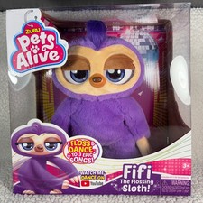 Pets Alive Fifi the Dancing Flossing Sloth Battery Powered Robotic Toy by ZURU.