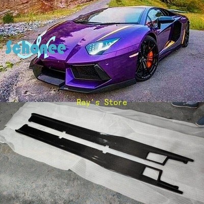 Carbon Fiber Sideskirt Side Skirt For Lamborghini Aventador LP700 LP720 DM Style