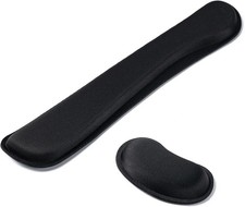 Keyboard Mouse Wrist Rest Set Memory Foam Gel Support Cushion for Comfort