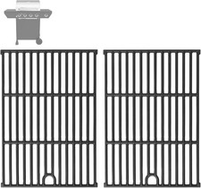 Cast Iron Grill Grates 17"x12.25" for Nexgrill 720 0925 Series Char Broil Perf