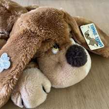 Samuel Spaniel Vintage Plush Dog 17" Russ Berrie  Co. Brown