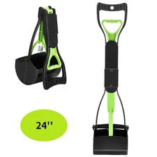 24'' Pooper Scooper Dog Cat Waste Clean Pet Scoop Animal Pick Up Jumbo Green
