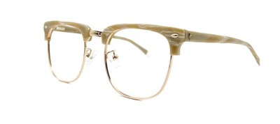 Chelsea Morgan CM 202246 Horn Square Authentic Eyeglass Frames 51-20-145