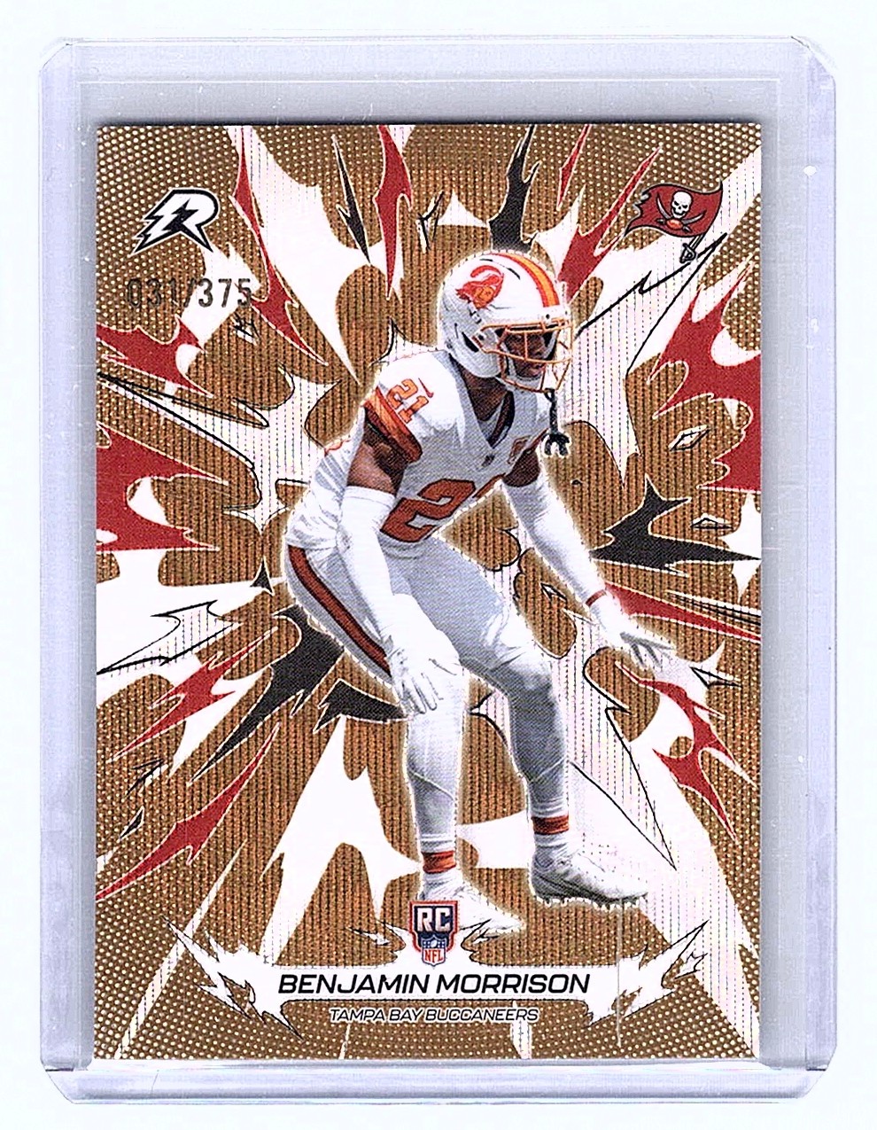 2025 Topps Resurgence #192 Benjamin Morrison Bronze Surge Refractor #/375