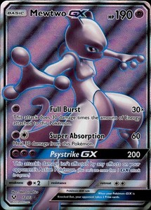 Mewtwo GX Full Art 72/73 Shining Legends Ultra Rare Holo