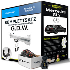 F&uuml;r MERCEDES GLS Typ X167 Anh&auml;ngerkupplung abnehmbar +eSatz 7pol 10.19- NEU