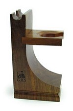 Deluxe Wooden Shaving Razor and Shave Brush Stand - Safety Razor Brush