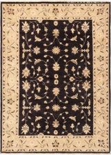 5'7" x 7'9" Hand Knotted Area Rug Traditional Oriental Wool Carpet