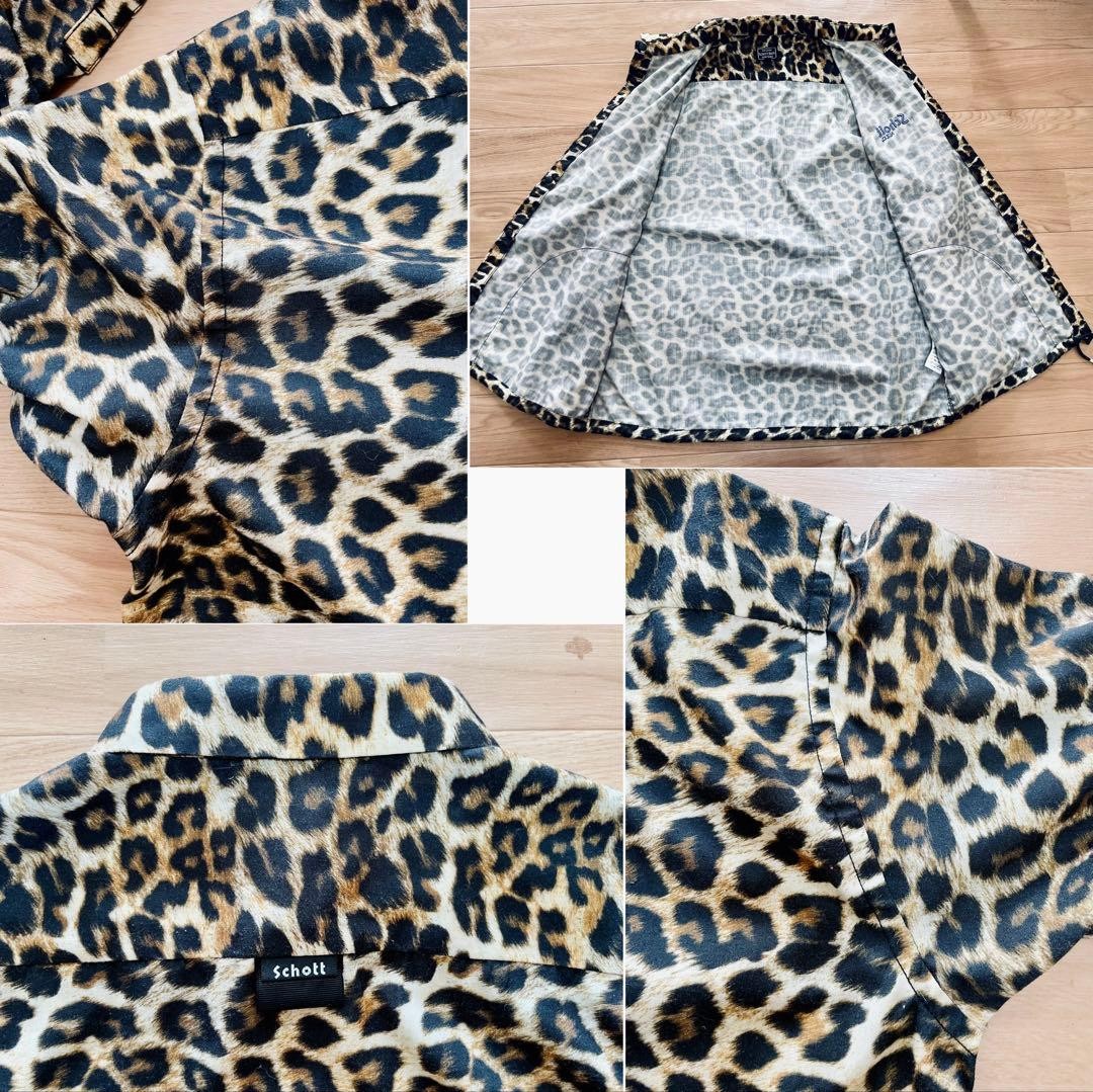 Try-On Level Schott Leopard Fur Pattern Transfer … - image 6