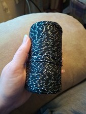Black And Silver String For Jewelry