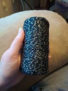 Black And Silver String For Jewelry