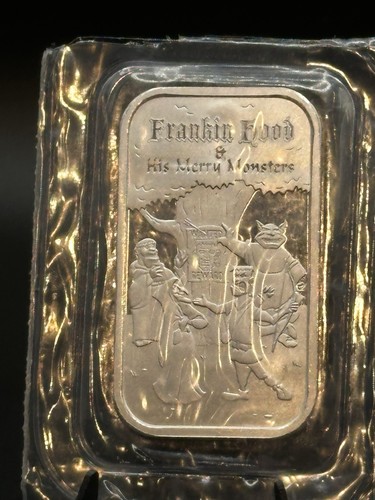 PEM 1 Oz .999 Silver Art Bar Franklin Hood #59/125 Postal Express Mint - Picture 2 of 3