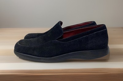 Salvatore Ferragamo Suede Loafers Black Mens Size 8 Made in Italy Men main image 4