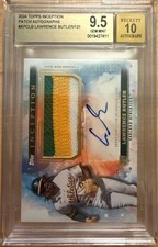 Lawrence Butler Patch Auto/121 BGS 9,5