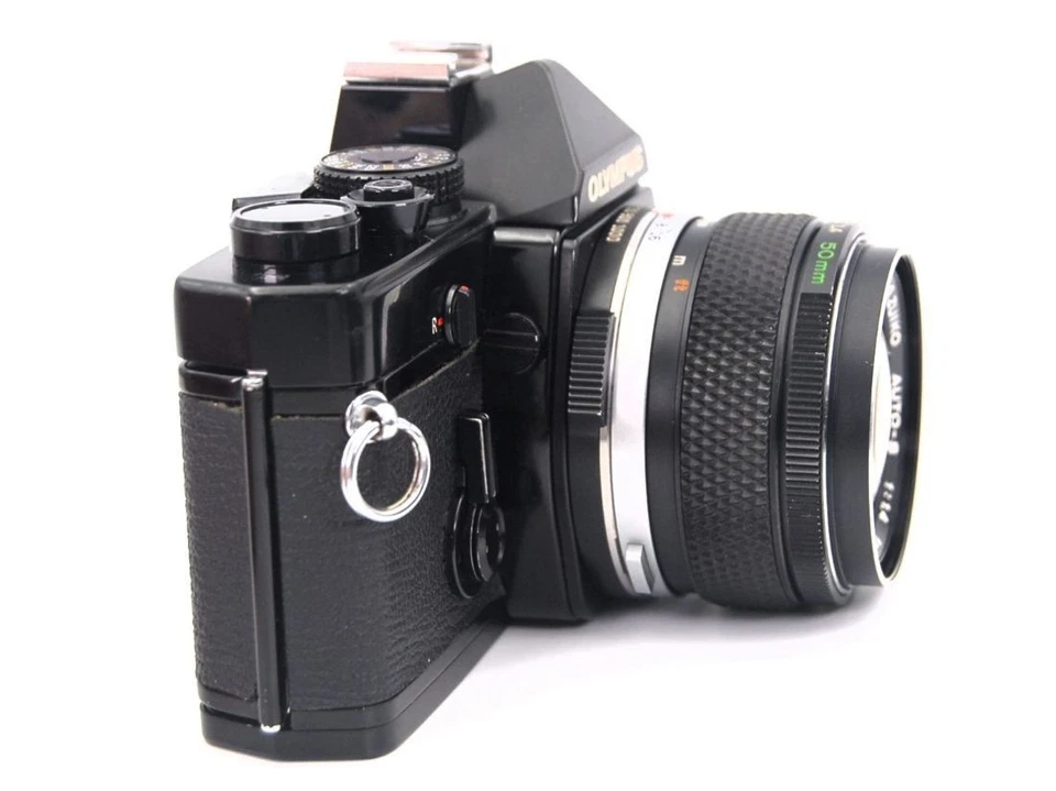【Near MINT】Olympus OM-1 Black 35mm SLR with G.Zuiko Auto-S 50mm f/1.4 from Japan - Image 4 of 4