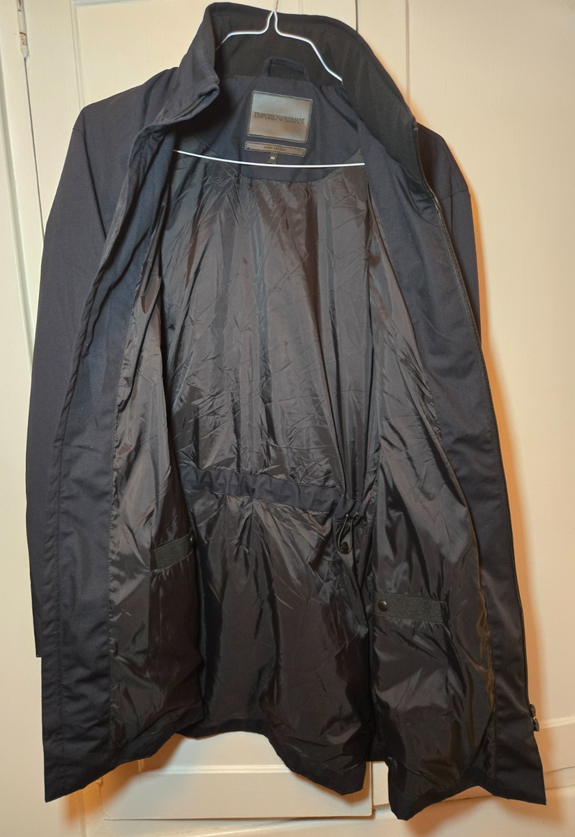 Men's EMPORIO ARMANI dark navy Authentic OVER JACKET | Size EU 52