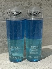 Lancôme Bi-Facil Non Oily Make Up Remover Cleanser 125ml X 2 Brand New Sealed UK