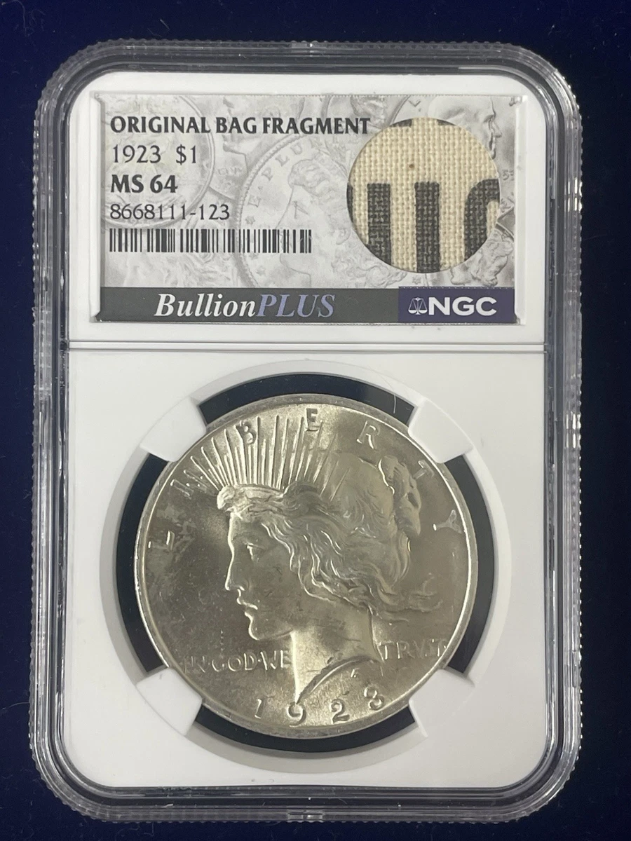 MS 64 Graded 1923 Year Peace Dollars (1921-1935) for sale | eBay