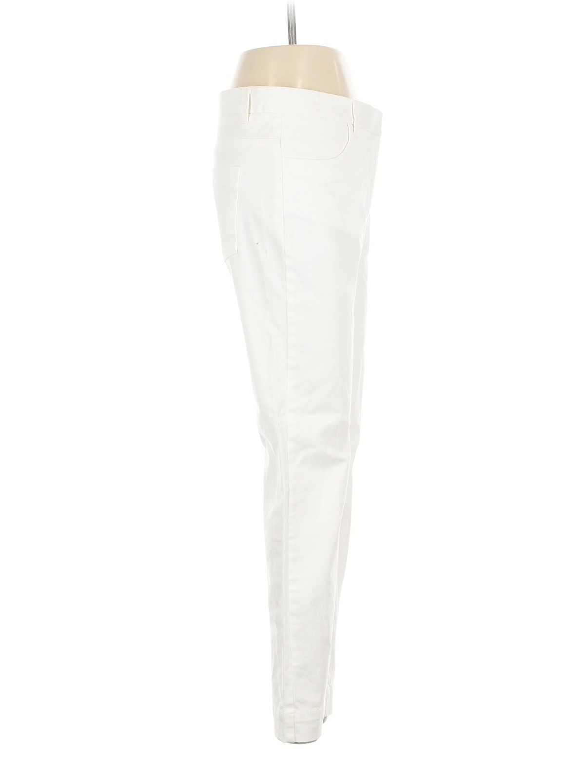 Zara Women Ivory Casual Pants S thumbnail 3