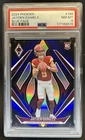 2024 Panini Phoenix Jayden Daniels RC Blue Fade Rookie #/249 Commanders PSA 8