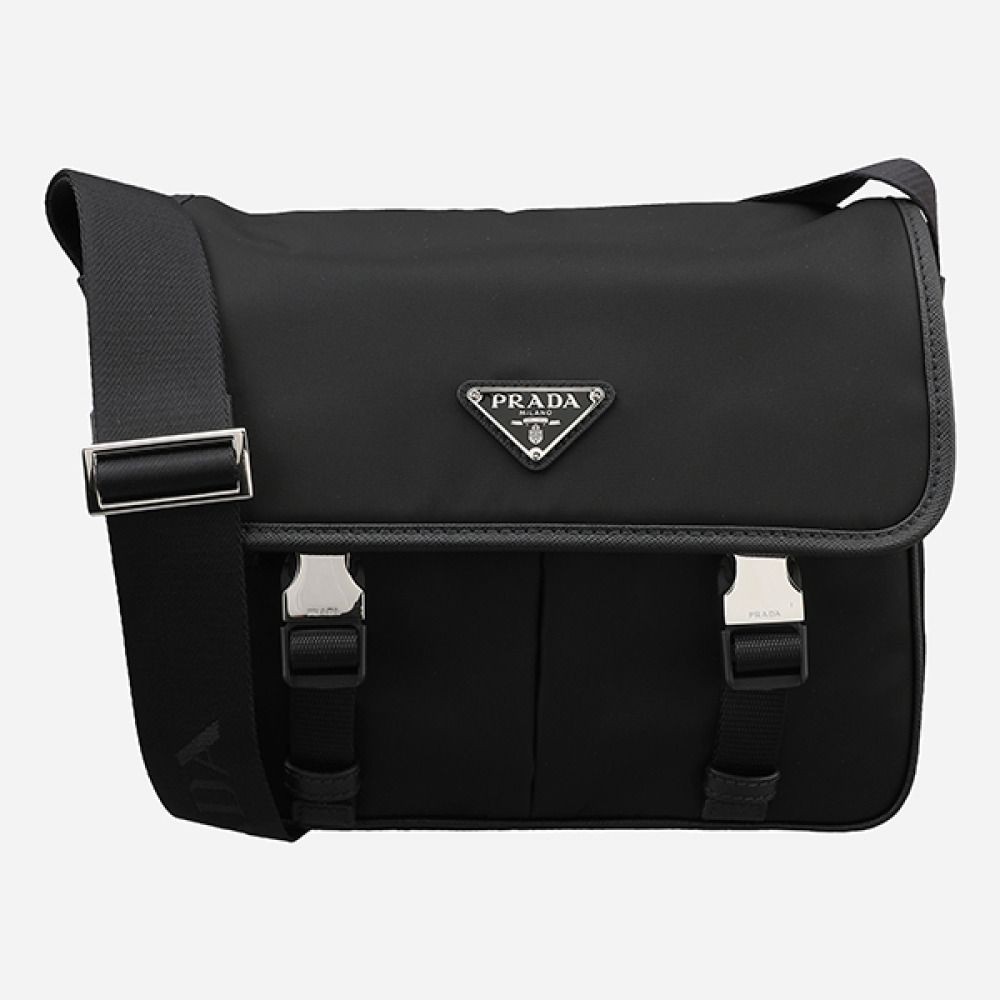 Prada Nylon Saffiano Crossbody Bag Black 2VD769 2DMH F0002 149585322