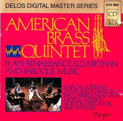 AMERICAN BRASS QUINTET CD JAPAN IMPORT Plays Renaissance Elizabethian Baroque