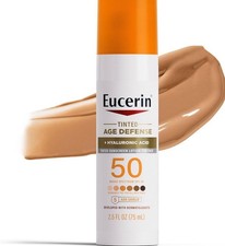 Eucerin Sun Tinted Age Defense Face Sunscreen Lotion SPF 50 with Hyaluronic 5ML
